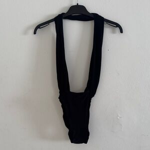 Norma Kamali Black convertible Bodysuit